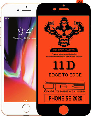 HQ Protection Edge To Edge Tempered Glass for APPLE IPHONE SE 2020(Pack of 1)