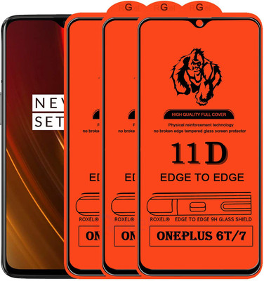 GORILLA Extra Strong Premium Edge To Edge Tempered Glass for OnePlus 6T(Pack of 1)