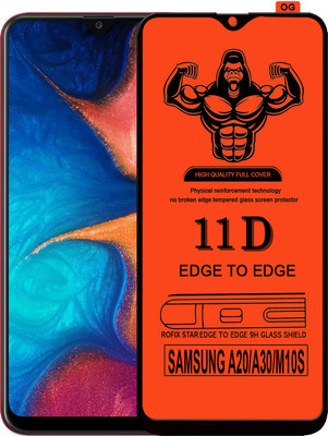 HQ Protection Edge To Edge Tempered Glass for SAMSUNG GALAXY A20(Pack of 1)
