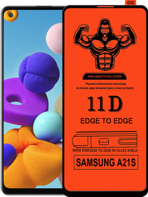 Laxdom Edge To Edge Tempered Glass for SAMSUNG GALAXY A21S(Pack of 1)