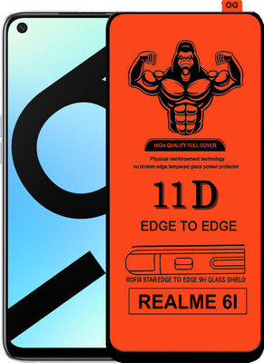 HQ Protection Edge To Edge Tempered Glass for REALME 6I(Pack of 1)