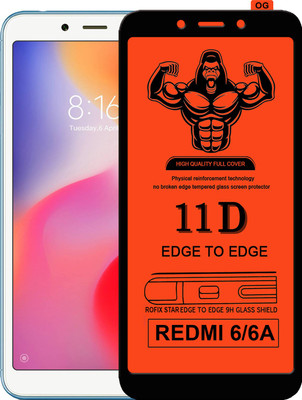 HQ Protection Edge To Edge Tempered Glass for Mi Redmi 6(Pack of 1)
