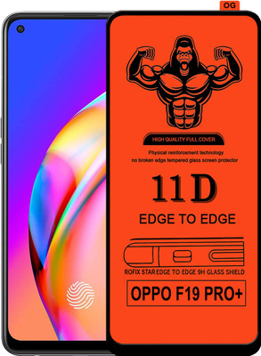 HQ Protection Edge To Edge Tempered Glass for OPPO F19 PRO PLUS(Pack of 1)