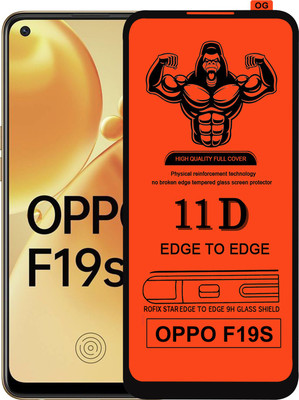 HQ Protection Edge To Edge Tempered Glass for OPPO F19S(Pack of 1)