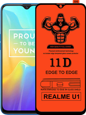 HQ Protection Edge To Edge Tempered Glass for Realme U1(Pack of 1)