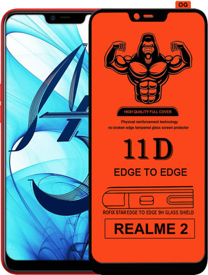 HQ Protection Edge To Edge Tempered Glass for Realme 2(Pack of 1)