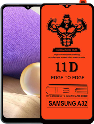HQ Protection Edge To Edge Tempered Glass for SAMSUNG GALAXY A32(Pack of 1)