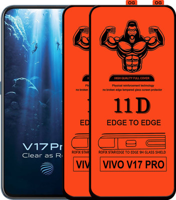 HQ Protection Edge To Edge Tempered Glass for VIVO V17 PRO(Pack of 2)