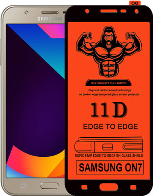 Laxdom Edge To Edge Tempered Glass for Samsung Galaxy On7(Pack of 1)