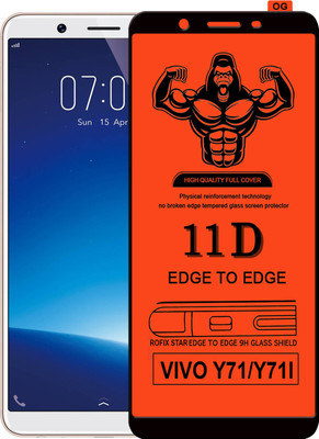 Laxdom Edge To Edge Tempered Glass for VIVO Y71(Pack of 1)
