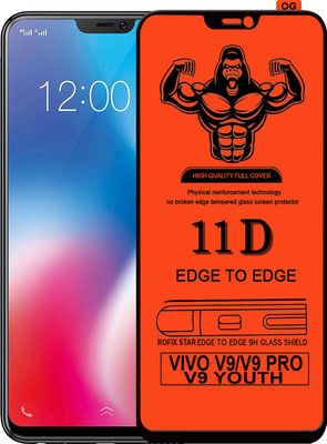 Laxdom Edge To Edge Tempered Glass for VIVO V9 PRO(Pack of 1)