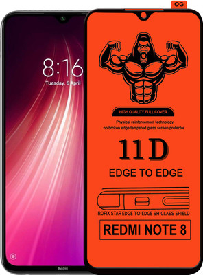 HQ Protection Edge To Edge Tempered Glass for REDMI NOTE 8(Pack of 1)
