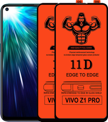 Laxdom Edge To Edge Tempered Glass for VIVO Z1 PRO(Pack of 2)