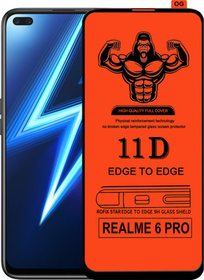 HQ Protection Edge To Edge Tempered Glass for REALME 6 PRO(Pack of 1)