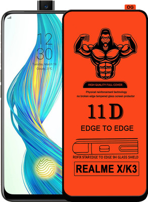 HQ Protection Edge To Edge Tempered Glass for Realme X(Pack of 1)