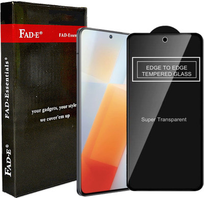 FAD-E Edge To Edge Tempered Glass for iQOO 9 5G(Pack of 1)