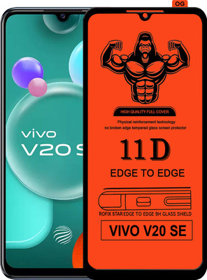 HQ Protection Edge To Edge Tempered Glass for VIVO V20 SE(Pack of 1)