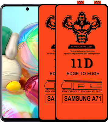 HQ Protection Edge To Edge Tempered Glass for SAMSUNG GALAXY A71(Pack of 2)