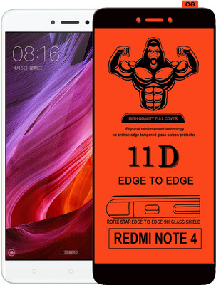 HQ Protection Edge To Edge Tempered Glass for Mi Redmi Note 4(Pack of 1)