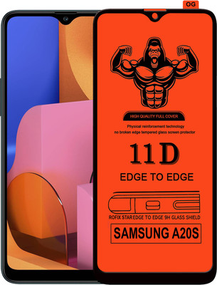 Laxdom Edge To Edge Tempered Glass for SAMSUNG GALAXY A20S(Pack of 1)