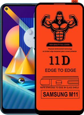 Laxdom Edge To Edge Tempered Glass for SAMSUNG GALAXY M11(Pack of 1)