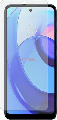 TELTREK Tempered Glass Guard for MOTOROLA MOTO E 30 (Flexible Shatterproof)(Pack of 1)