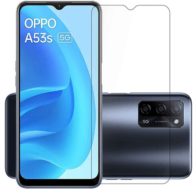 AGRSHI Tempered Glass Guard for Oppo A53s 5G(Pack of 1)