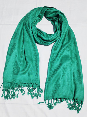 Saba Self Design Viscose Women Fancy Scarf, Scarf, Stole