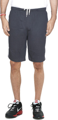 Tullis Solid Men Blue Bermuda Shorts