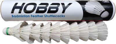 HOBBYY HBY-01 Feather Shuttle  - White(Medium Slow, 76, Pack of 10)
