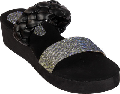 Stepee Women Casual(Black , 6)