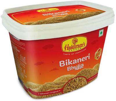 Haldiram's Nagpur Bikaneri Bhujia Jar (Pack of 4) ) (150g*4)(4 x 150 g)