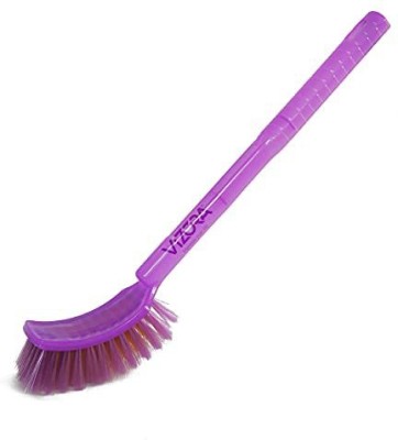 VIZORA Single Side Hockey Toilet Cleaning Brush (Pack of 1)(Purple)