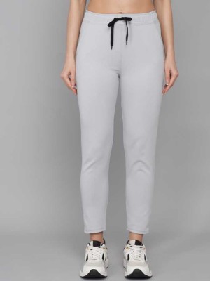 swi stylish Solid Women Grey Track Pants