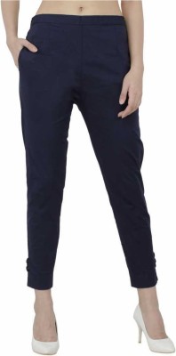 Belfry Regular Fit Women Dark Blue Trousers