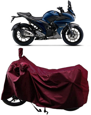 AutoFave Two Wheeler Cover for Yamaha(Fazer, Maroon)