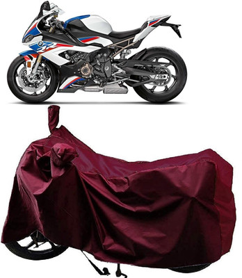 AutoFave Two Wheeler Cover for BMW(S1000RR, Maroon)