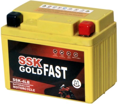 SSK GOLD FAST Powerfull Bike Battery 41b 12ah-3 12 Ah Battery for Bike