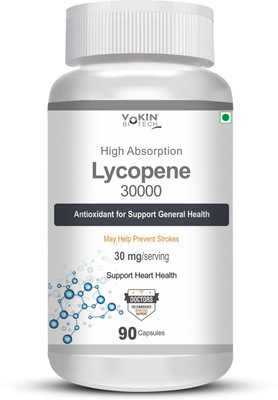 Vokin Biotech Lycopene Support Heart Health | Antioxidant For Support General Health(90 Capsules)