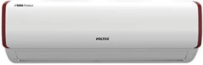 Voltas 1 Ton 3 Star Split Inverter AC - White, Maroon(123V DZQ, Copper Condenser)