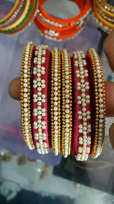 Misaki Dori Crystal Bangle Set(Pack of 2)