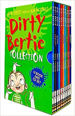 The Dirty Bertie Collection (10 Books and CD set)(Hardcover, Alan MAcDonald, David Roberts)