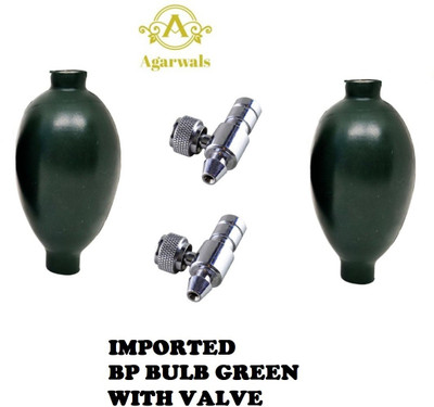 Agarwals BP Bulb With Valve Imported Original Deluxe Quality Green(Pack Of 2) BP Monitor Bulb(Yes)