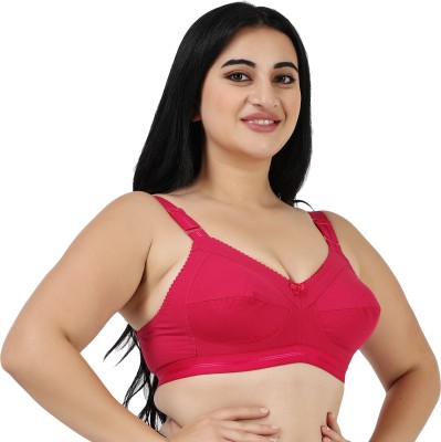 Ladyland Lajjo Women T-Shirt Non Padded Bra(Maroon)