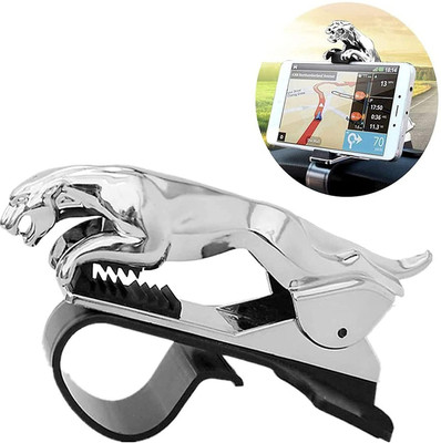 RHONNIUM Car Mobile Holder for Dashboard(Silver)