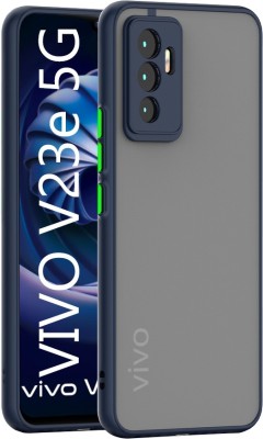 Instyle Back Cover for Vivo V23e 5G Smoke Matte Case(Blue, Grip Case, Pack of: 1)