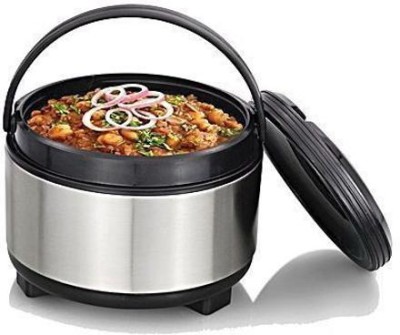 AppEasy 2000ml Stainless Steel Double Wall Insulated Casserole for Chapatis and Curries. Thermoware Casserole(2200 ml)