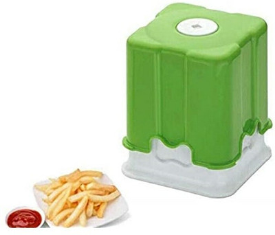 Gigev Plastic Potato Chipper With Blade French Fries Chips Maker Machine Potato Slicer(1 Pack)