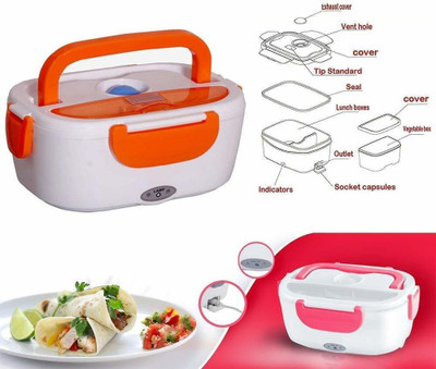 Fitaza 1050 ml 3  Compartments(Conduction Heat  Lunch Box)