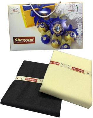 Shriyam Polycotton Solid Shirt & Trouser Fabric